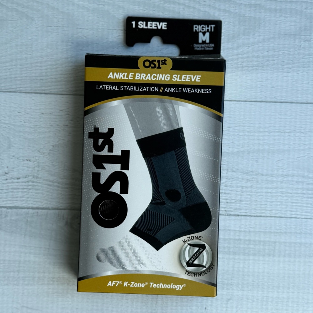 OS1ST Ankle Bracing Sleeve Black